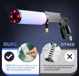 Крио пушка MOKA SFX MK-C14 — LED CO2 GUN