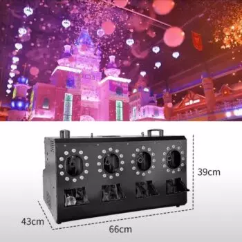 Генератор мыльных пузырей с дымом и LED-подсветкой!