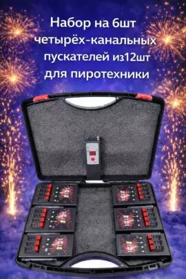Многоканальный пускатель на 6 модулей (24 канала)